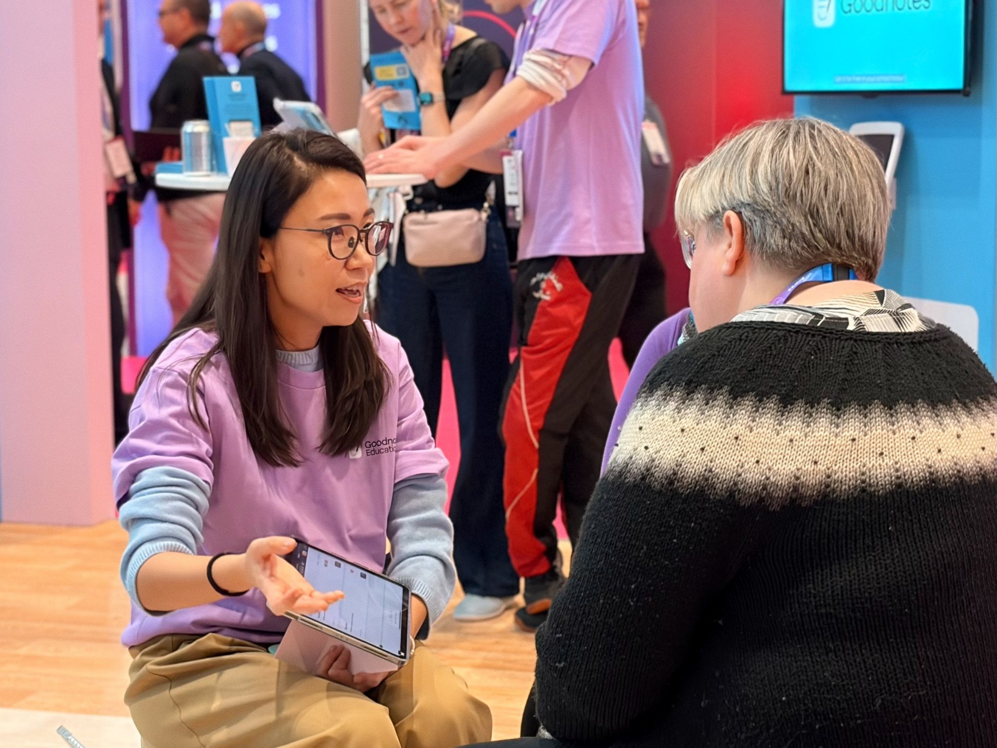 One-to-one demo with a teacher