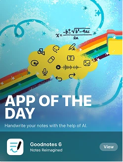 App of the Day card