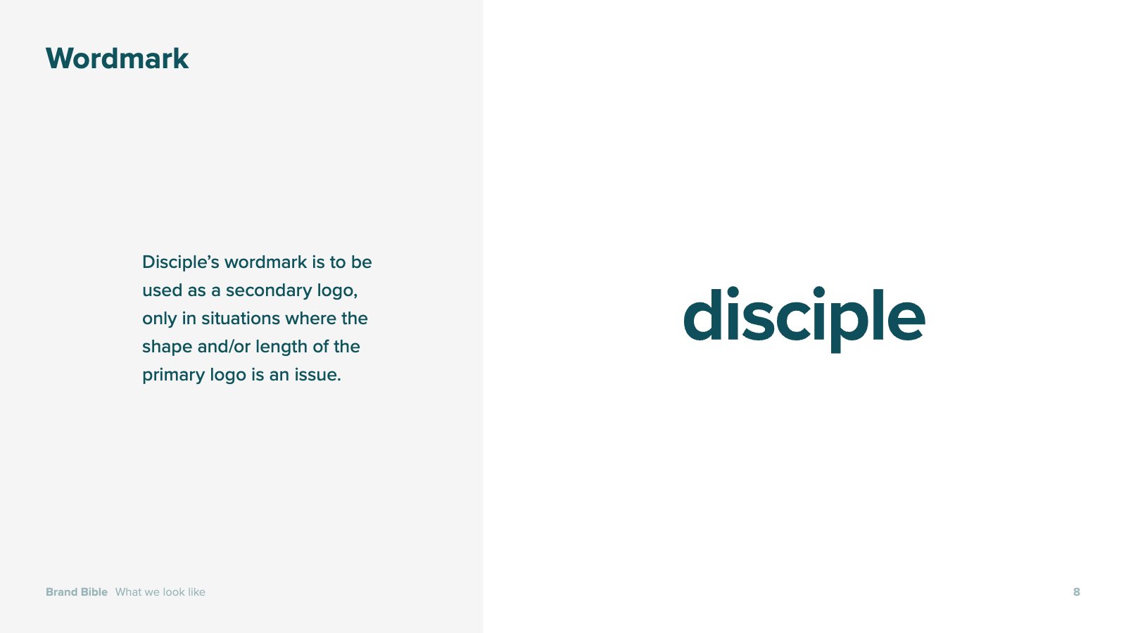 Disciple Brand Bible, page 10