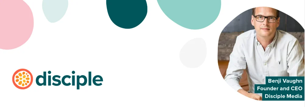 Disciple email header, colourway 3