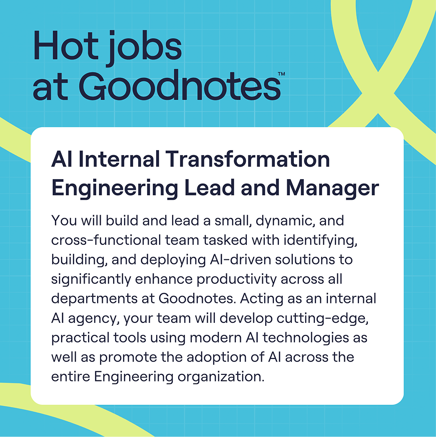 Hot jobs at Goodnotes post