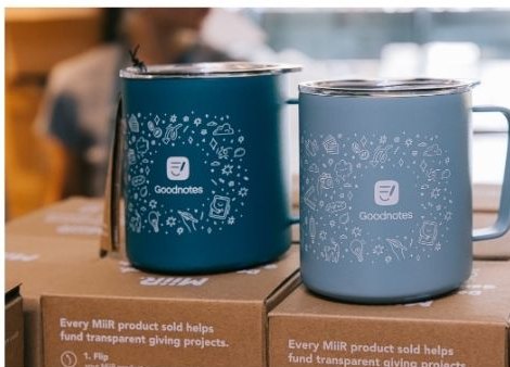 Branded mugs