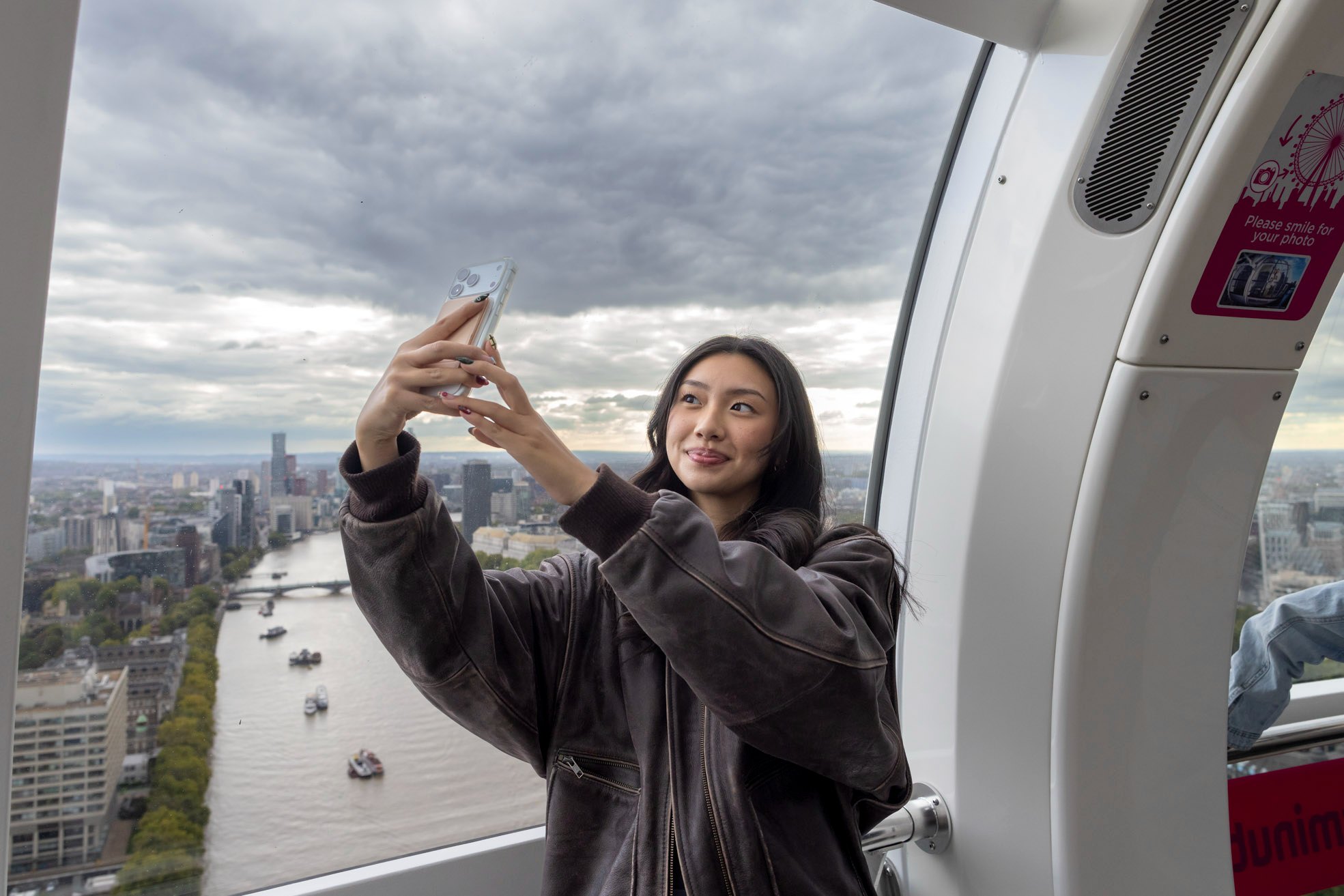 Filming from the London Eye