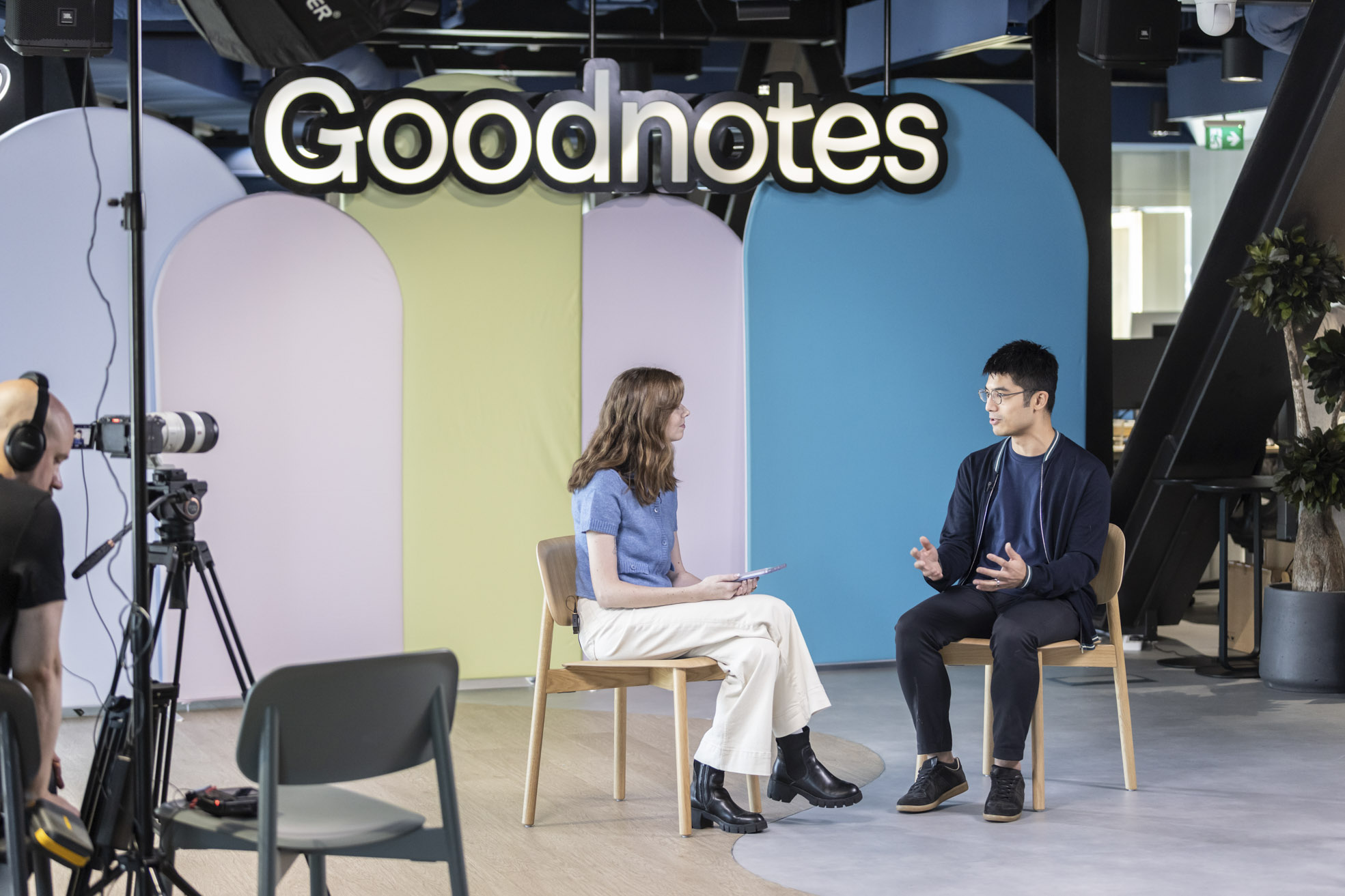 Creator interview on the Goodnotes set