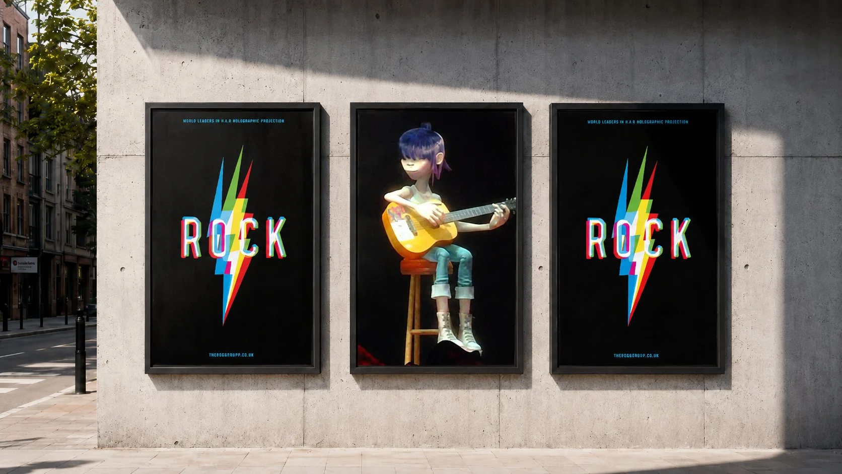 Poster campaign in situ