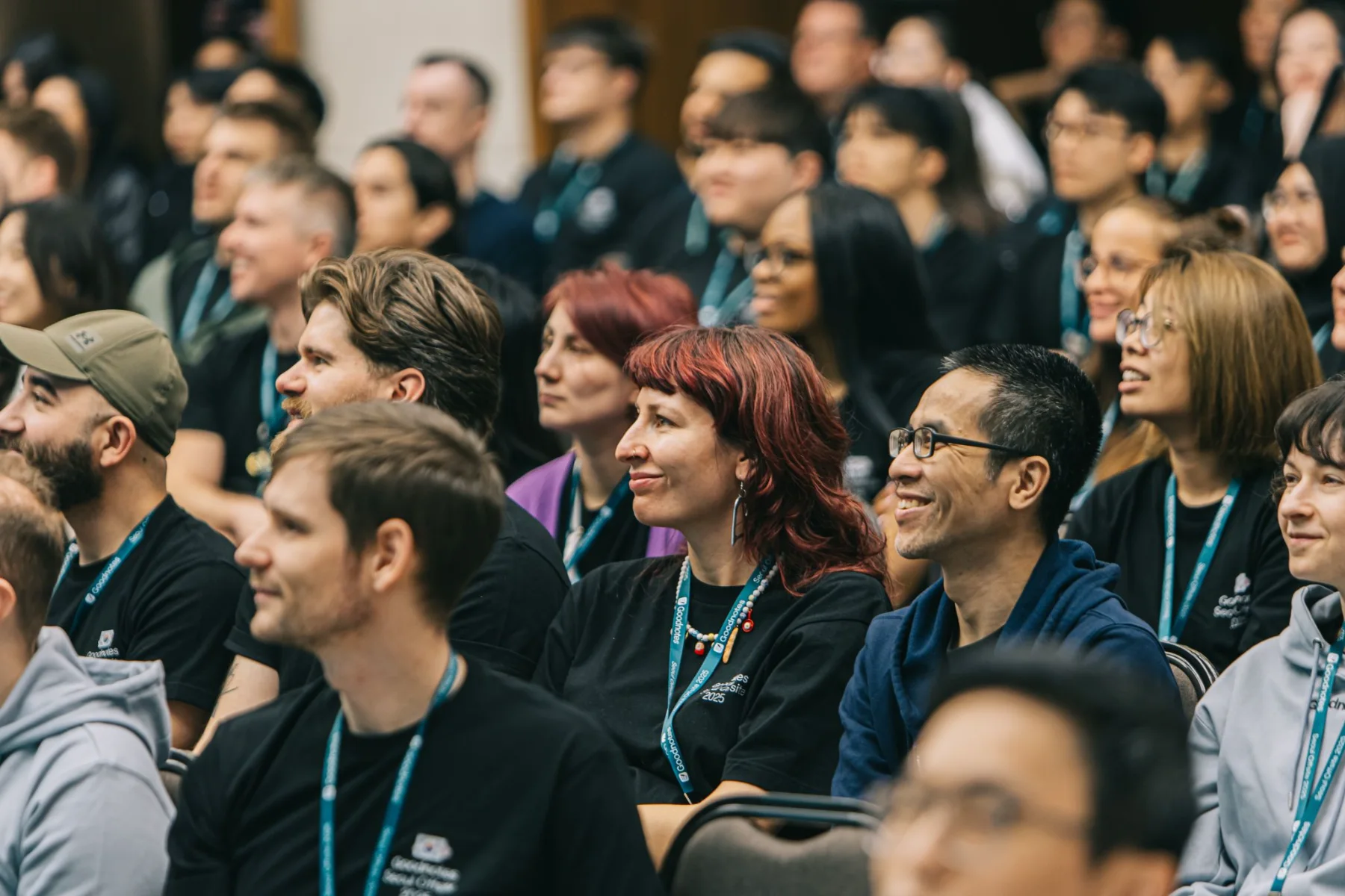 The global team in the audience
