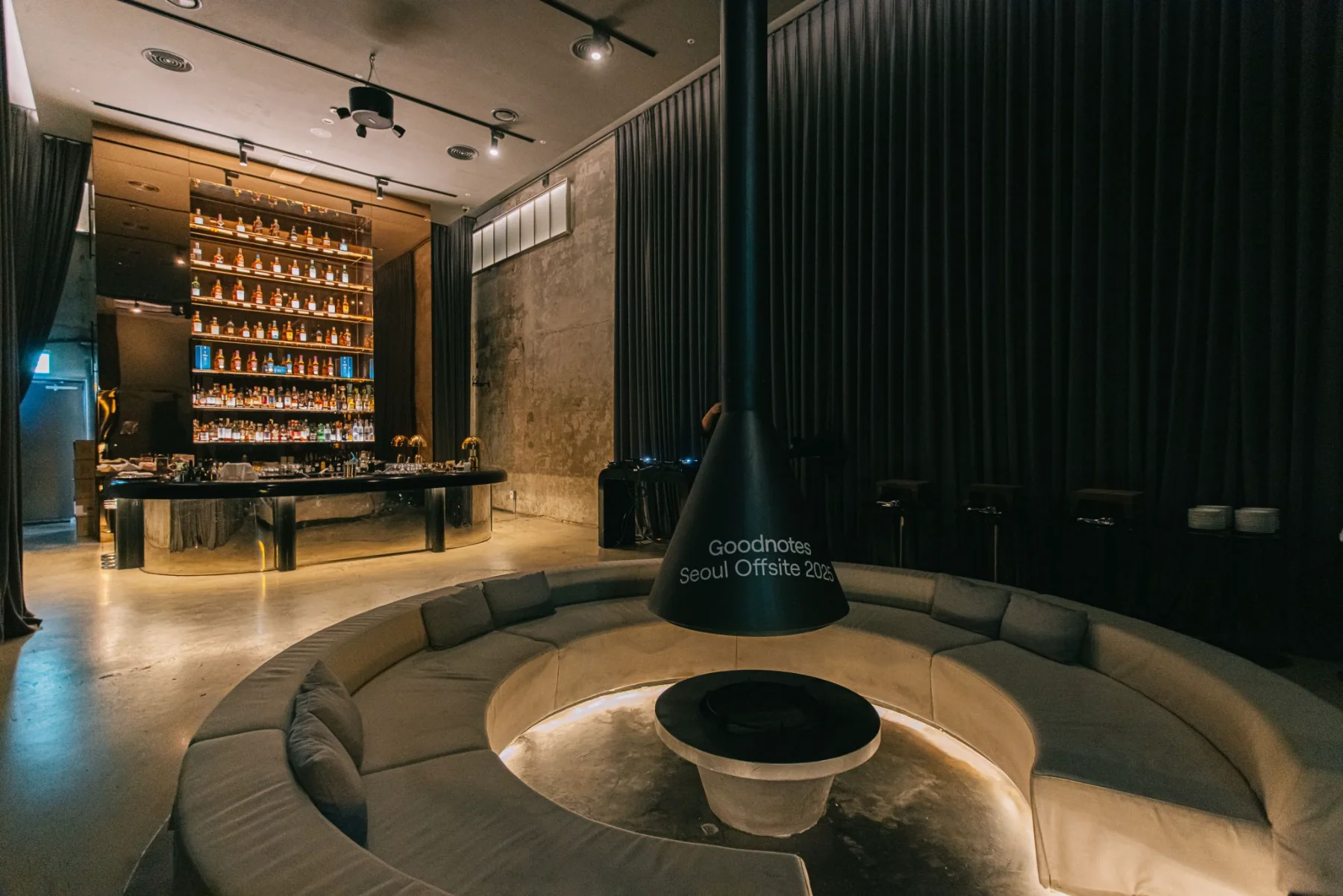The rooftop Privilege bar, taken over for the offsite