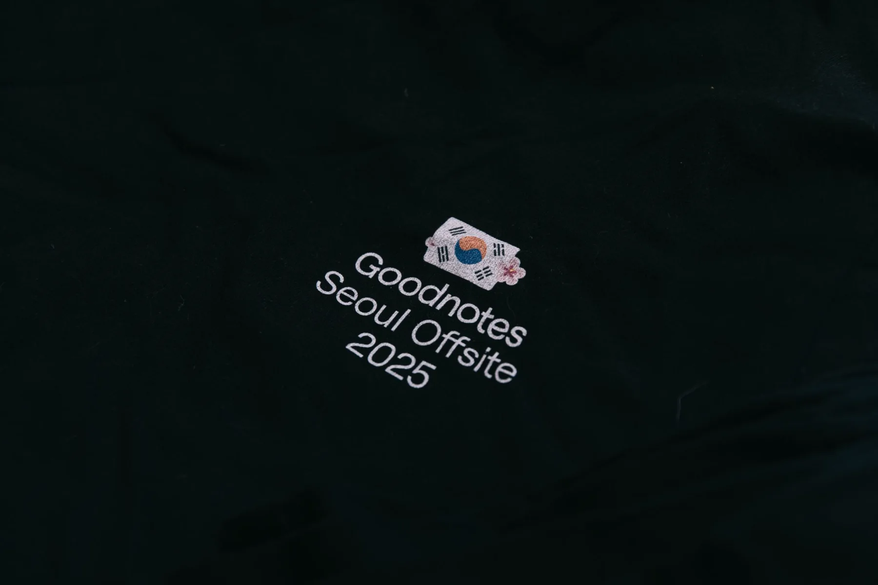 Embroidered Goodnotes Seoul Offsite 2025 tee